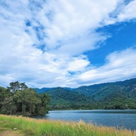 บรรยากาศ อ่างเก็บน้ำทรายทอง