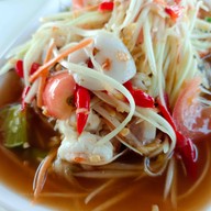 เมนูของร้าน ในน้ำมีปลา ในนามีโอ่ง