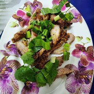 เมนูของร้าน ลาบเป็ด วาริน ราชพฤษ์