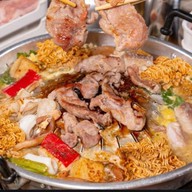 หมูกะทะมังกรเทพ  บางสมัคร