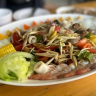 ⭐ตำเมียป๋า⭐.      ( อาหารอีสาร ปลาเผา ไก่ย่าง ไก่ทอด  ) ขอนแก่น