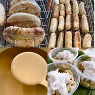 🍌🥥กล้วยปิ้งแม่ลอยราดน้ำกะทิ🍌🥥