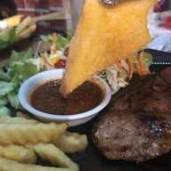 สเต็กพังงา & หม่าล่า (อาหารจานเดียว)