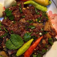 ไก่ฉ่ำซอส+มาม่าเกาหลี ขอนแก่น