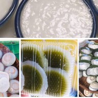 หงส์หยกขนมถ้วยใบเตยโบราณ -