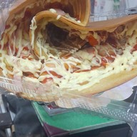 ปุยฝ้ายน้ำปั่น ไอศครีมสตอเบอรรี่โยเกิร์ต. อาหารตามสั่ง สามแยกฟลังโรงเรียนห้วยโป่ง