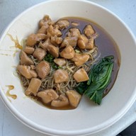 เมนูของร้าน แซ่พุ้น ข้าวหน้าไก่หล็อกหงาทิ้น ศาลเจ้าพ่อเสือ