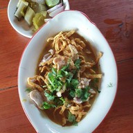 เมนูของร้าน ก๋วยเตี๋ยวหมูสวนดอก