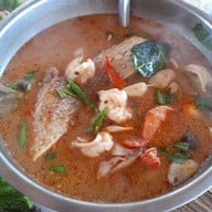 เมนูของร้าน ครัวไข่มุกปูเป็น หาดเจ้าสำราญ