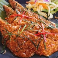เมนูของร้าน ร้านปลาเขื่อนทองผาภูมิ