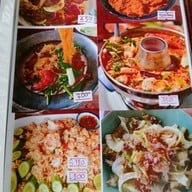 เมนู เจริญสุขโข ผัดไทยกุ้งแม่น้ำ Floating Market Damnoensaduak