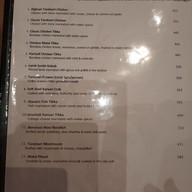 เมนู BENARES Modern Indian Cuisine Bangkok
