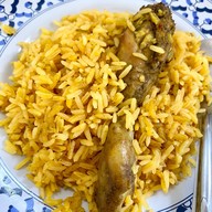 เมนูของร้าน ข้าวหมกไก่แม่เขียวท่าม้า