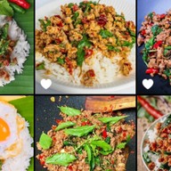 ผัดกระเพรา บ้านสวน by PK อ่างทอง