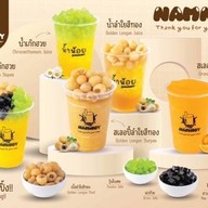 namnoy(น้ำน้อย) สเลอปี้ชาไทย ลำไย เก๊กฮวย ส้ม -