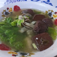 เมนูของร้าน เจ๊ตอง โจ๊กหมู / เมี่ยงปลาเผา / อาหารตามสั่ง