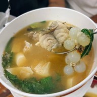 เมนูของร้าน ครัวเจ๊แมว ปากน้ำปราณ