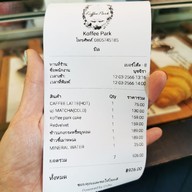 เมนู Koffee Park