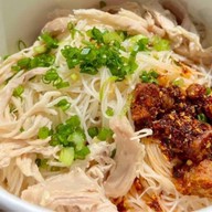 หมี่คลุก ไก่ฉีก
