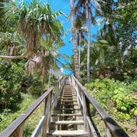 Naithon beach wooden bridge