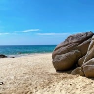 Naithon beach wooden bridge