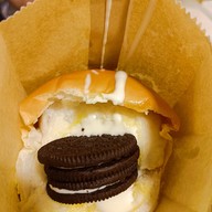 🍞🧋หอมจังปังปิ้ง&น้ำปั่น(ขนมปังไส้ทะลัก)🍞🧋 ตลาดโรงสี 1