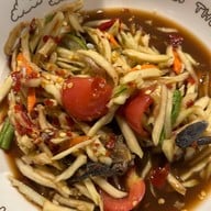 เมนูของร้าน ส้มตำนรก ครกแตก-วงเวียนใหญ่