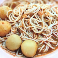 เมนูของร้าน ขนมจีนแม่สมบุญ ตลาดเอี่ยมเจริญ (มีข้าวแกงและกับข้าวด้วยนะจ๊ะ)