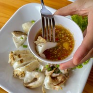 หัวพาน ซีฟู้ด สิชล โดยแพปลาทะเลใจ สิชล วัดสุชน วัดเจดีย์ เขาพลายดำ
