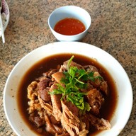 เมนูของร้าน ขาหมูหินดาด .