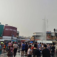 บรรยากาศ วงเวียนสถานีรถไฟพิษณุโลก