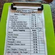 Aloha Burger สาขาใหม่ ดอนเมือง อะโลฮ่า เบอร์เกอร์ สาขาใหม่ ดอนเมือง