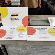 เมนู High Coffee Roaster and Patissier