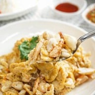 ไข่ข้นปู/ข้าวผัดปู/เมนูปูร้านอาอ้อ เลี่ยงเมืองปากเกร็ด