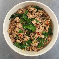 หมูปิ้งพาเพลิน & ข้าวกะเพรา & ข้าวหมูกระเทียมพริกขี้หนูสด &ไส้กรอกอีสาน กล้วยทอดมันทอดห้วยขวาง ห้วยขวาง