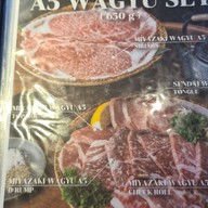 เมนู A5 Legacy Beef Grill&chill A5