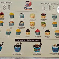 เมนู The icee factory Seacon Bangkae