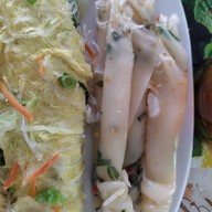 เมนูของร้าน ข้าวพันผักฟ้าฮ่าม