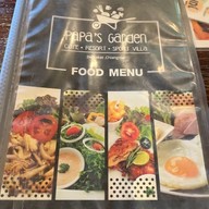 เมนู PAPA'S GARDEN ดอยสะเก็ด เชียงใหม่