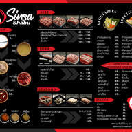 เมนู SINSA SHABU (ซินซาชาบู)