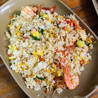 เมนูของร้าน สี่แควกุ้งเผา
