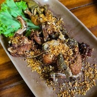 เมนูของร้าน สี่แควกุ้งเผา
