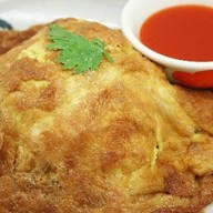 ข้าวไข่เจียวบุฟเฟ่ อาหารทานเล่น  ขนมหวาน