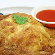 ข้าวไข่เจียวบุฟเฟ่ อาหารทานเล่น  ขนมหวาน