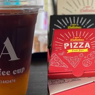 The Pizza 37 and coffee