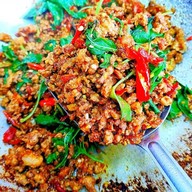 ผัดกระเพรา บ้านสวน by PK อ่างทอง