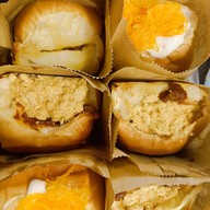 🍞🧋หอมจังปังปิ้ง&น้ำปั่น(ขนมปังไส้ทะลัก)🍞🧋 ตลาดโรงสี 1