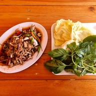 เมนูของร้าน ก๋วยเตี๋ยวเรือยายภาพ