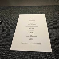 เมนู Kagero Bangkok
