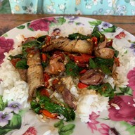 เมนูของร้าน ครัวเจ๊น้อย อาหารตามสั่ง  เคหะร่มเกล้า